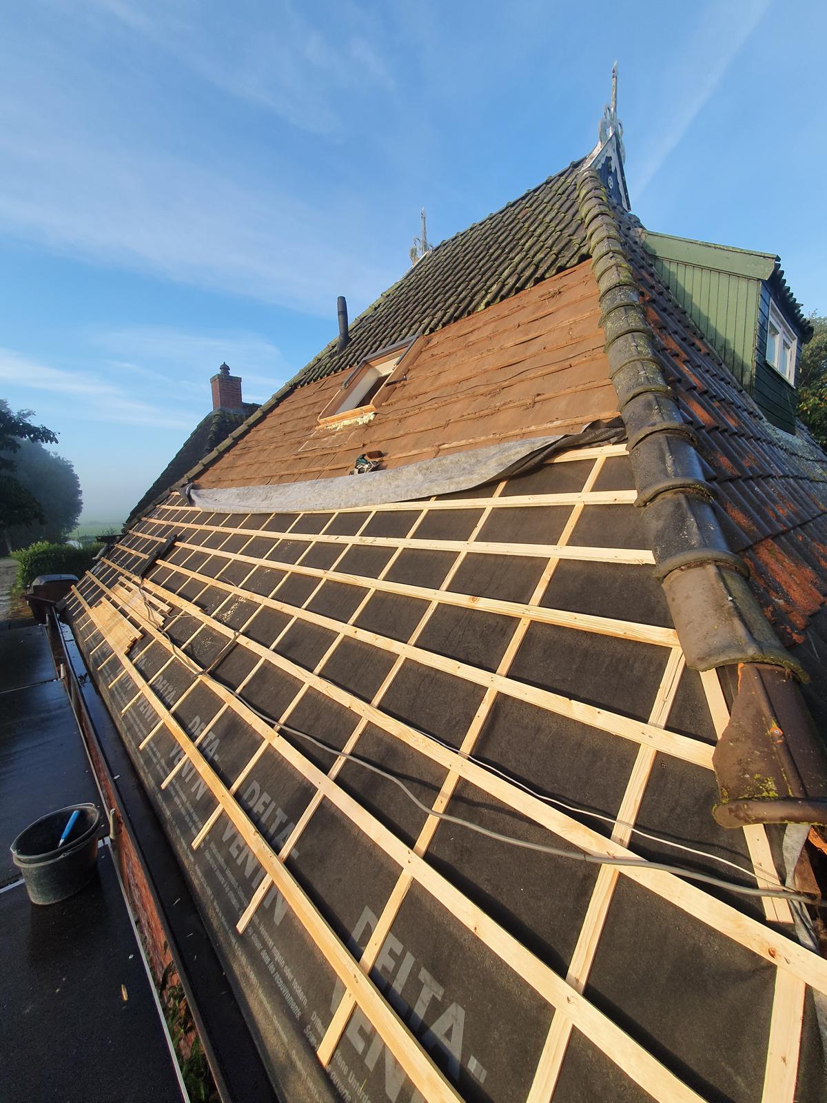 Dakrenovatie met isolatie Nij Beets — foto 2